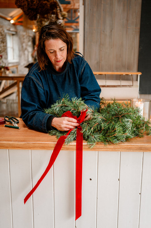 KILLRUDDERY CUT FLOWERS PRESENTS: CHRISTMAS WREATH MAKING WORKSHOP