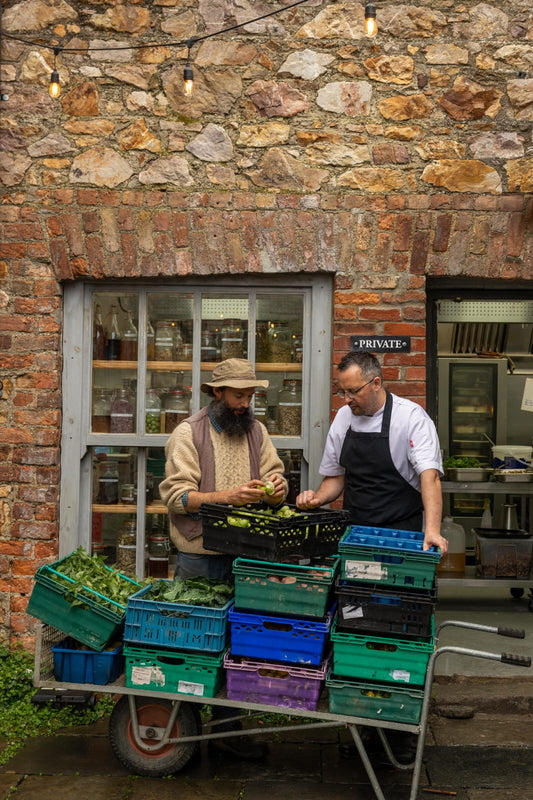 A WALK AND TALK WITH HEAD CHEF NIALL O'SULLIVAN AND KITCHEN GARDENER PAT KEADY
